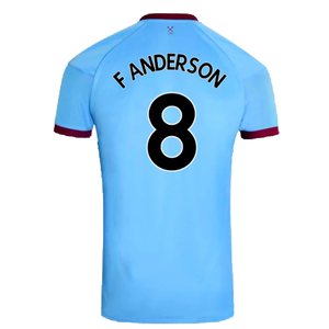 West Ham United 2020-21 Away Shirt (M) (Mint) (F ANDERSON 8)_1