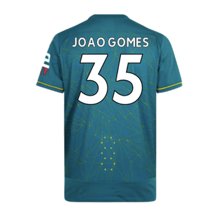 Wolves 2022-23 Pro Away Shirt (Sponsorless) (XXL) (Mint) (Joao Gomes 35)_1