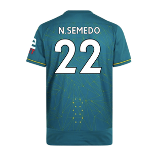 Wolves 2022-23 Pro Away Shirt (Sponsorless) (XXL) (Mint) (N.SEMEDO 22)_1