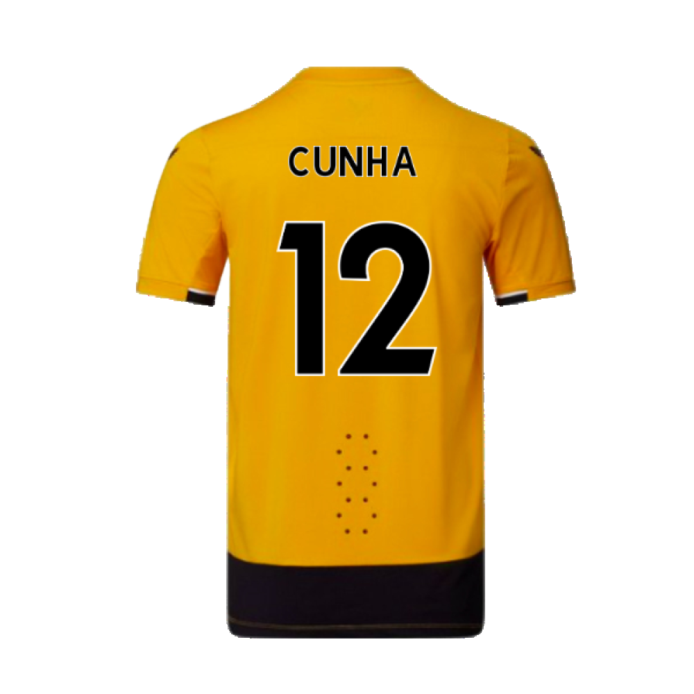 Wolves 2022-23 Pro Home Shirt (Sponsorless) (M) (Excellent) (Cunha 12)_1