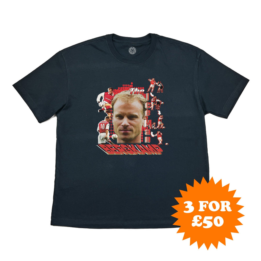 Camiseta pirata de Bergkamp Iceman del Arsenal