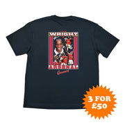 Camiseta pirata de Ian Wright del Arsenal