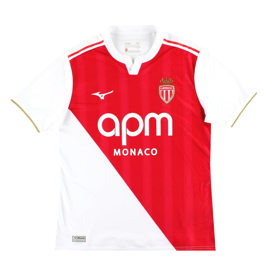 Camiseta de casa Mónaco Mizuno 2025-26 *Como Nueva* M