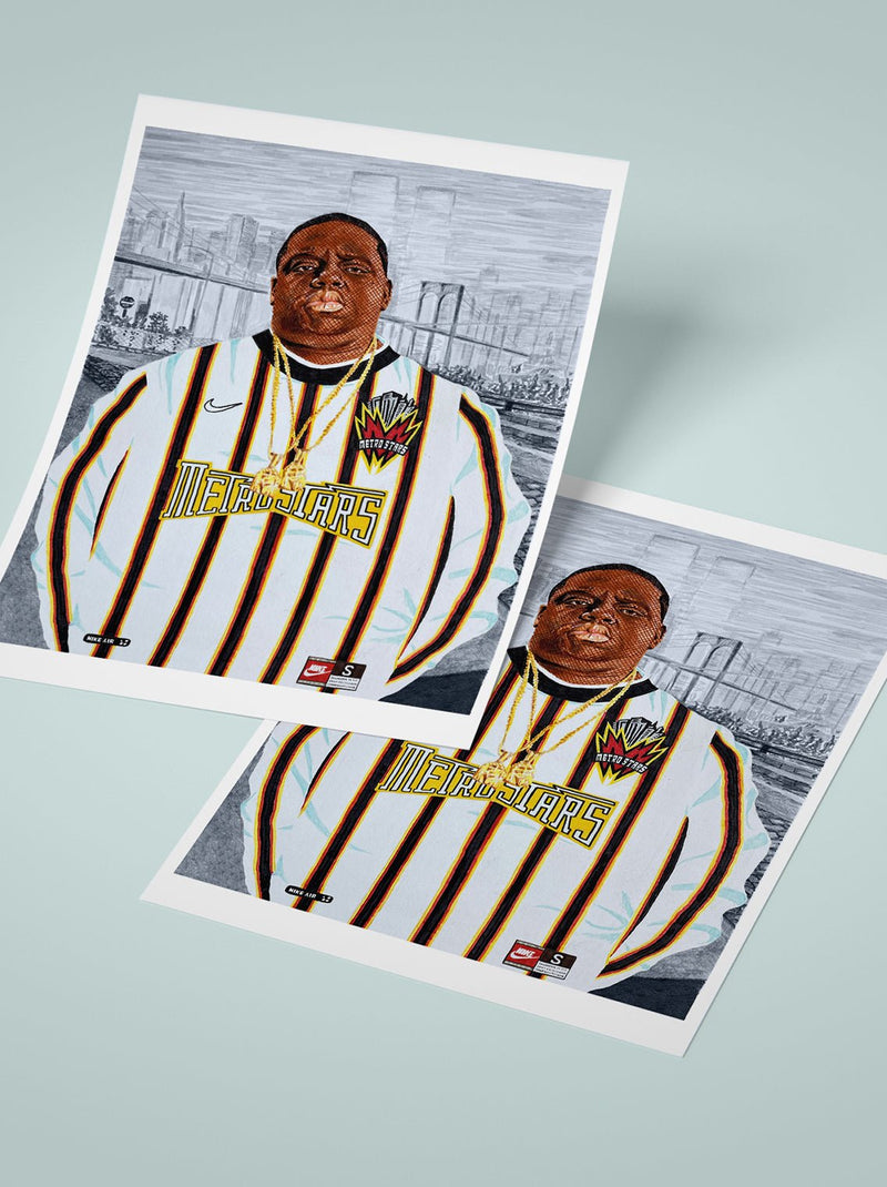 Biggie Metro Stars A3 Print
