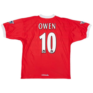 Liverpool 1998-00 Home Shirt Owen 10 M