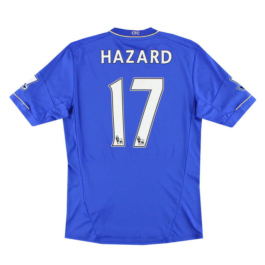 2012-13 Chelsea adidas Camiseta de local David Hazard #17 Talla S