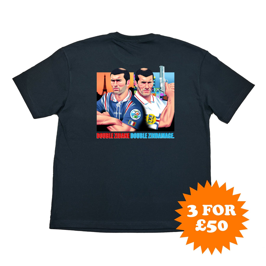 Camiseta gráfica emergente Double Zindamage Hong Kong
