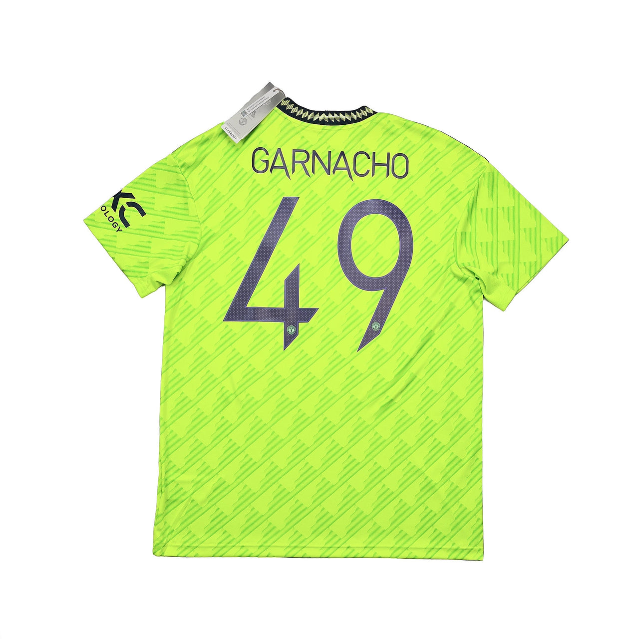 CULT KITS - 2022/23 MANCHESTER UNITED GARNACHO #49 *BNWT* THIRD SHIRT (MULTIPLE SIZES) ADIDAS, Large / Manchester United / 2022