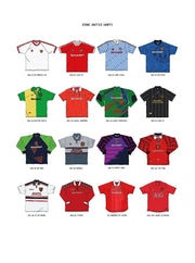 Lámina A3 Camisetas Icónicas del Manchester United