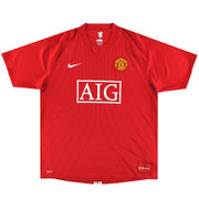 2007-08 Manchester United Nike Home Shirt *Mint* M