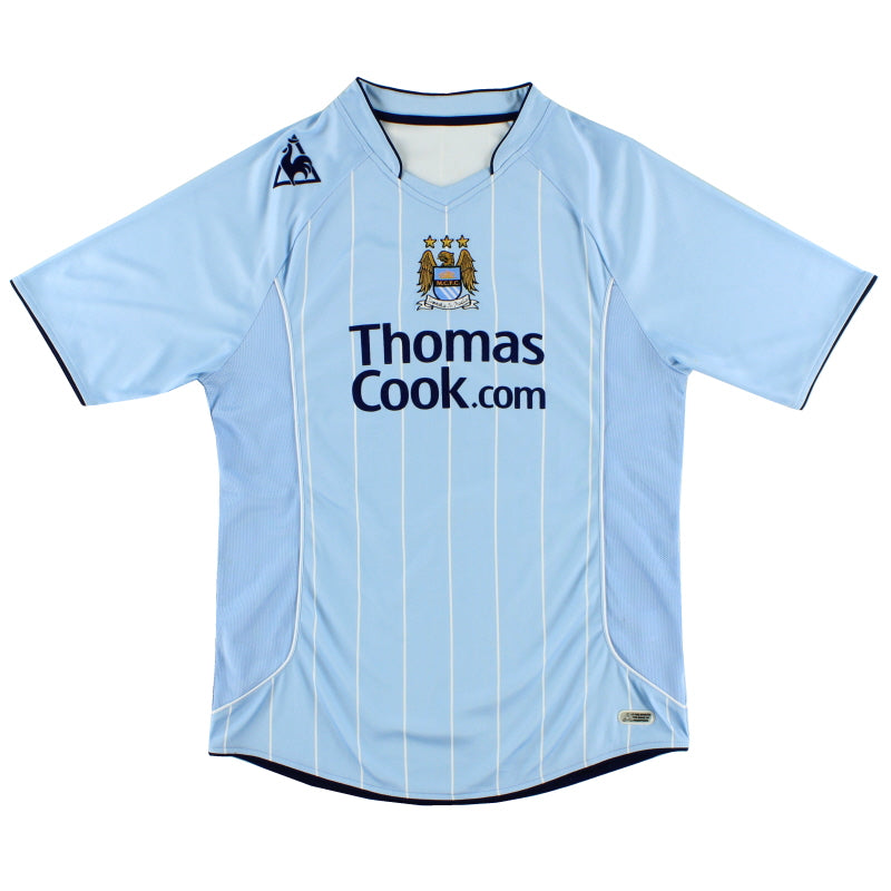 2007-08 Manchester City Le Coq Sportif Camiseta Local XL