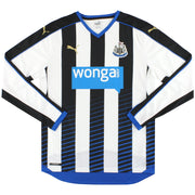 2015-16 Camiseta de Casa Manga Larga Puma Newcastle *Nueva en Caja* XL