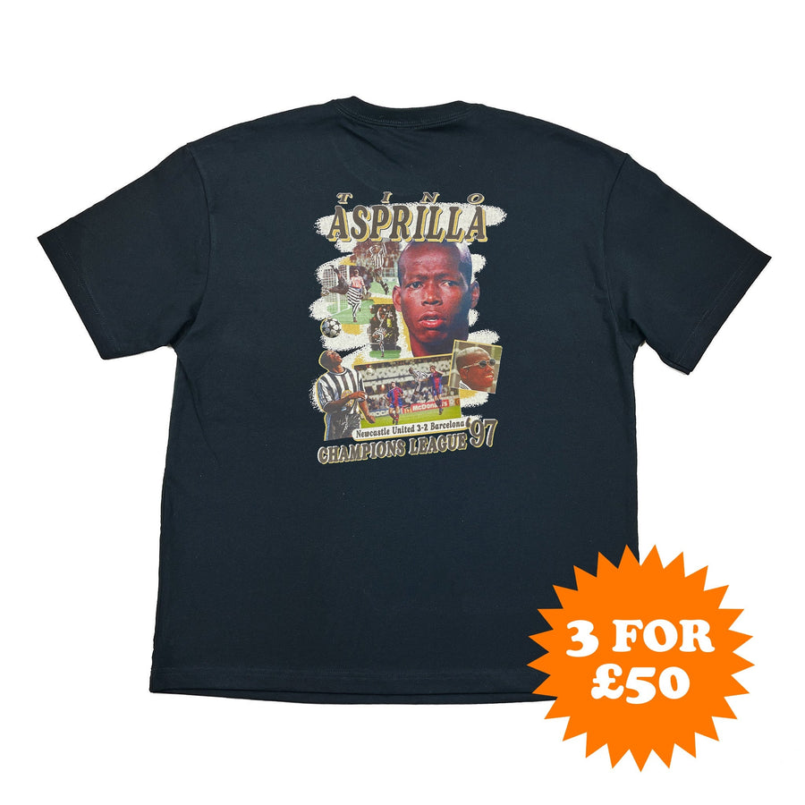 Camiseta pirata de Asprilla del Newcastle United