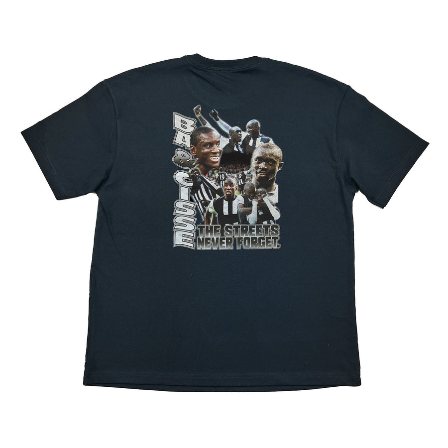 Camiseta bootleg de Ba y Cissé del Newcastle United