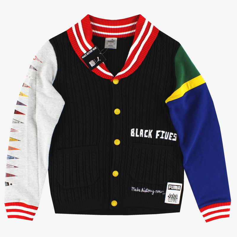 Puma Cárdigan de Baloncesto para Hombre Black Fives *con etiquetas* Talla S