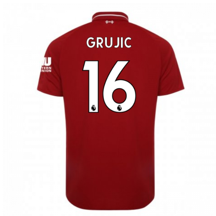 2018-2019 Liverpool Home Football Shirt (Grujic 16)