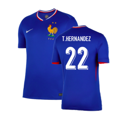 2024-2025 France Home Shirt (T.Hernandez 22)_0