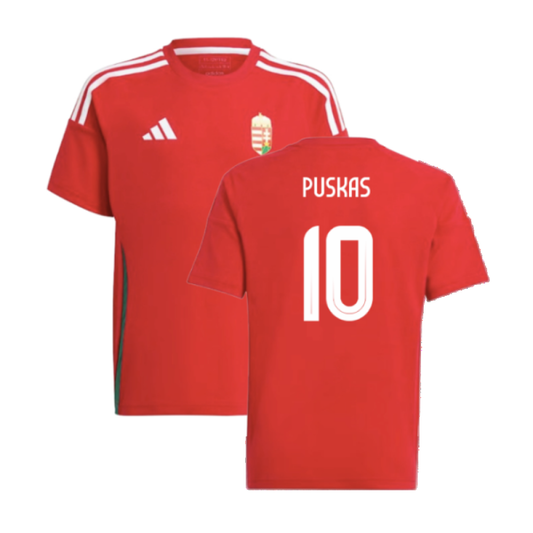 2024-2025 Hungary Home FAN Shirt (Kids) (PUSKAS 10)_0