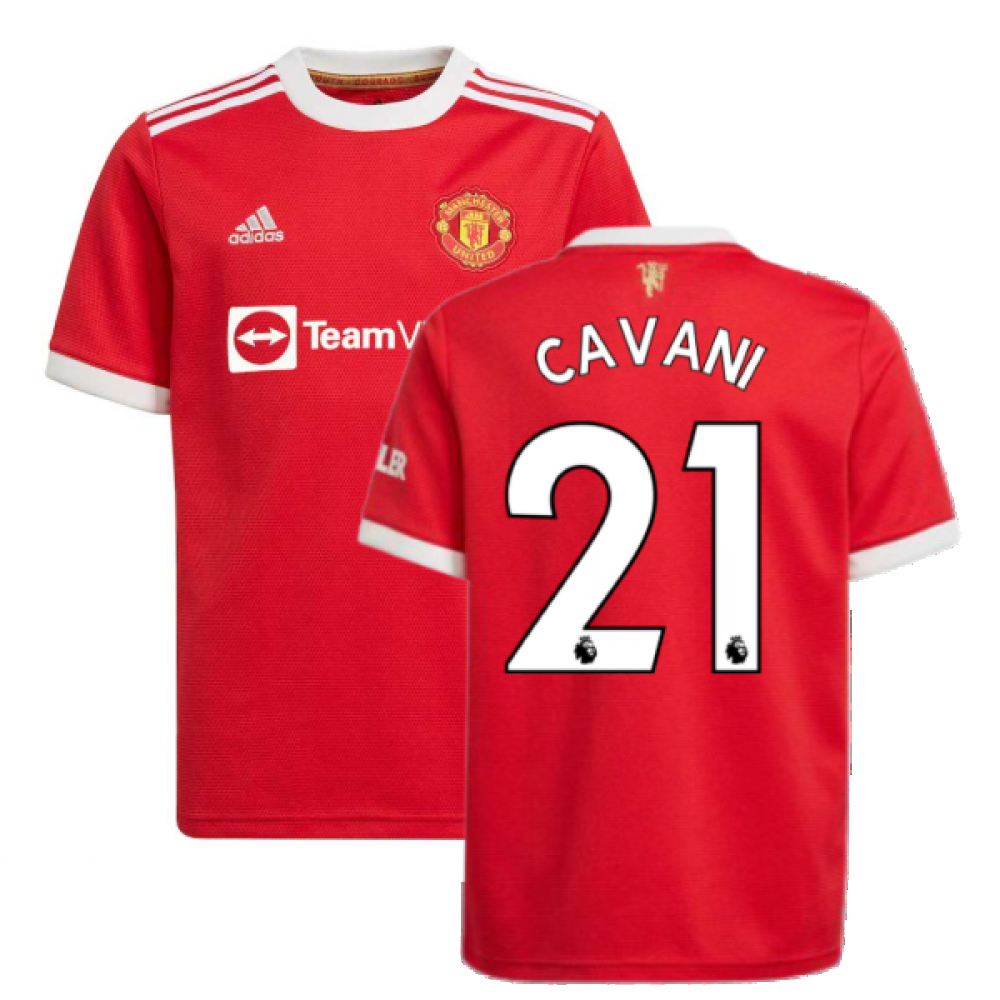 Man Utd 2021-2022 Home Shirt (Kids) (CAVANI 21)_0