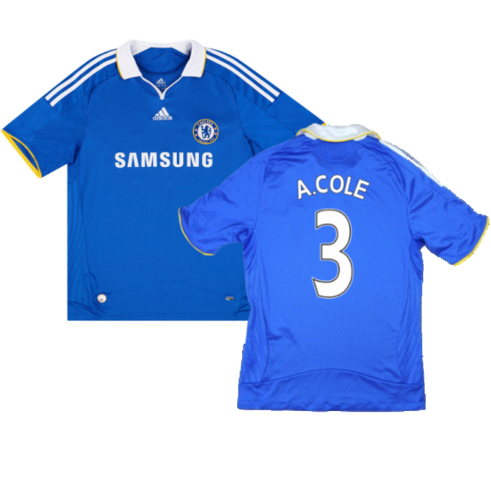 Chelsea 2008-09 Home Shirt ((Good) S) (A.Cole 3)