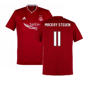 Aberdeen 2019-20 Home Shirt ((Mint) L) (Mackay Steven 11)_0