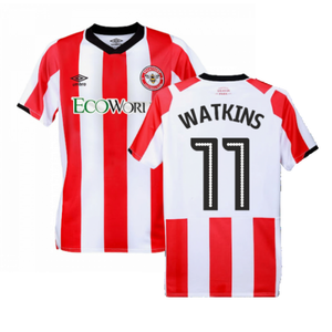 Brentford 2019-20 Home Shirt ((Excellent) 3XL) (Watkins 11)_0