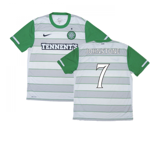 Celtic 2011-12 Away Shirt ((Excellent) L) (JOHNSTONE 7)_0