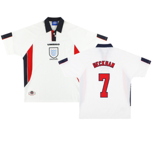 England 1997-99 Home Shirt (2XL) (Very Good) (BECKHAM 7)_0