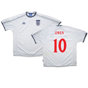 England 1999-00 Home Shirt (XL) (Very Good) (Owen 10)_0