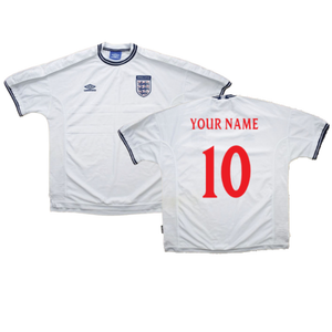 England 1999-00 Home Shirt (XL) (Very Good) (Your Name)_0