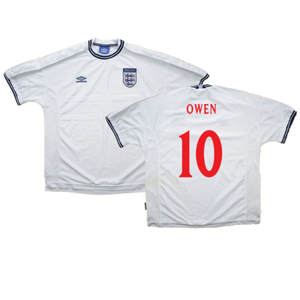 England 1999-00 Home Shirt (XXL) (Fair) (Owen 10)_0