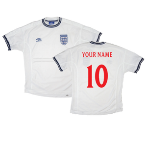 England 1999-01 Home Shirt (Youths) (Excellent) (Your Name)_0