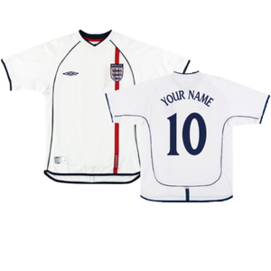 England 2001-03 Home Shirt (L) (Good) (Your Name)_0