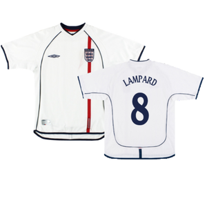 England 2001-03 Home Shirt (L) (Very Good) (LAMPARD 8)_0