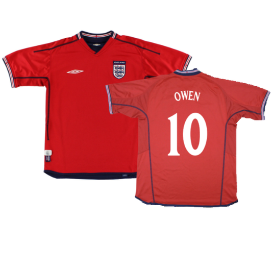 England 2002-04 Away Shirt (Very Good) (Owen 10)_0