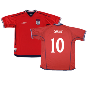 England 2002-04 Away Shirt (XL) (Very Good) (Owen 10)_0