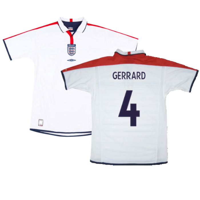 England 2003-05 Home Shirt (L) (Very Good) (GERRARD 4)