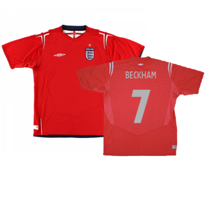 England 2004-06 Away Football Shirt (Excellent) (BECKHAM 7)_0