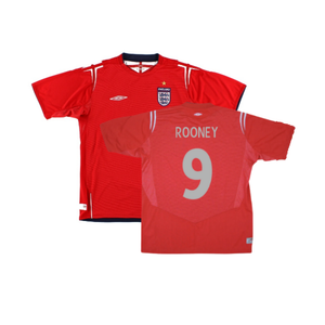 England 2004-06 Away Shirt (Excellent) (ROONEY 9)_0