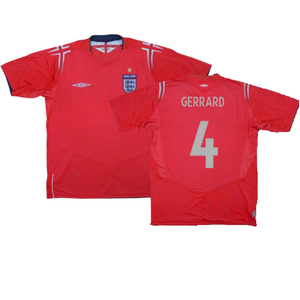 England 2004-06 Away Shirt (Very Good) (GERRARD 4)_0