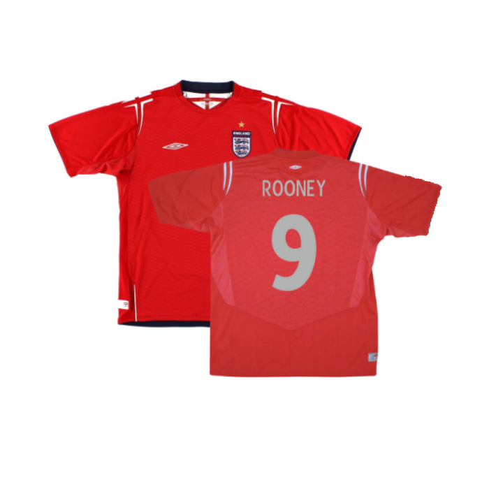 England 2004-06 Away Shirt (Very Good) (ROONEY 9)