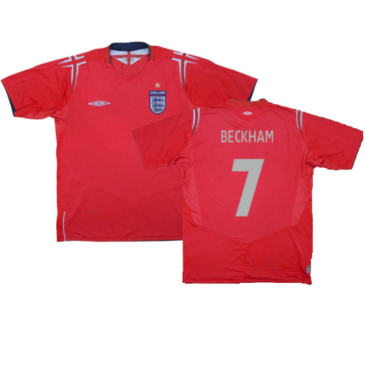England 2004-06 Away Shirt (XL) (Very Good) (BECKHAM 7)_0