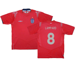 England 2004-06 Away Shirt (XL) (Very Good) (LAMPARD 8)_0