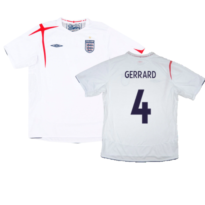 England 2005-07 Home (M) (Excellent) (GERRARD 4)