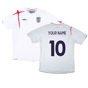 England 2005-07 Home Shirt (XL) (Excellent) (Your Name)_0