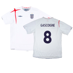 England 2005-07 Home Shirt (XL) (Mint) (GASCOIGNE 8)_0