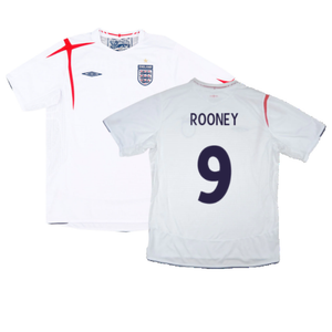 England 2005-07 Home (XL) (Very Good) (ROONEY 9)_0