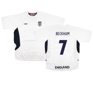 England 2005-07 Umbro Training Shirt (L) (Mint) (BECKHAM 7)_0