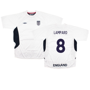 England 2005-07 Umbro Training Shirt (L) (Mint) (LAMPARD 8)_0