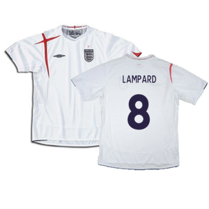 England 2005-2007 Football Shirt (YXL) (Fair) (LAMPARD 8)_0